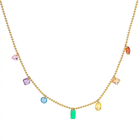 Liva Multicolour Charms Necklace